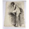 Image 1 : Frederick Kress Drawing Nude Study California