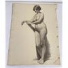 Image 1 : Frederick Kress Drawing Nude Study California