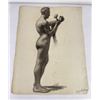 Image 1 : Frederick Kress Drawing Nude Study California