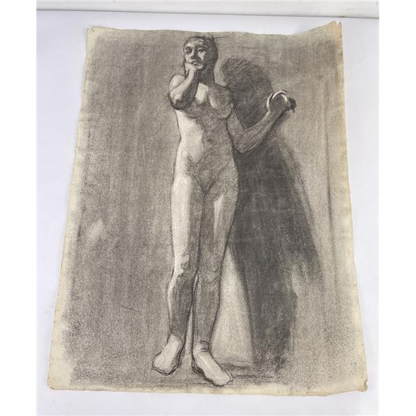 Frederick Kress Drawing Nude Study California