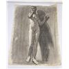 Image 1 : Frederick Kress Drawing Nude Study California