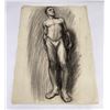 Image 1 : Frederick Kress Drawing Nude Study California