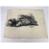 Image 1 : Frederick Kress Drawing Nude Study California
