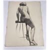 Image 1 : Frederick Kress Drawing Nude Study California