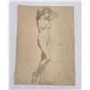 Image 1 : Frederick Kress Drawing Nude Study California