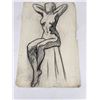 Image 1 : Frederick Kress Drawing Nude Study California