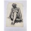 Image 1 : Frederick Kress Drawing Nude Study California