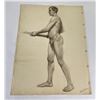 Image 1 : Frederick Kress Drawing Nude Study California