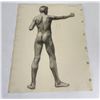 Image 1 : Frederick Kress Drawing Nude Study California