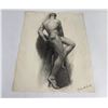 Image 1 : Frederick Kress Drawing Nude Study California