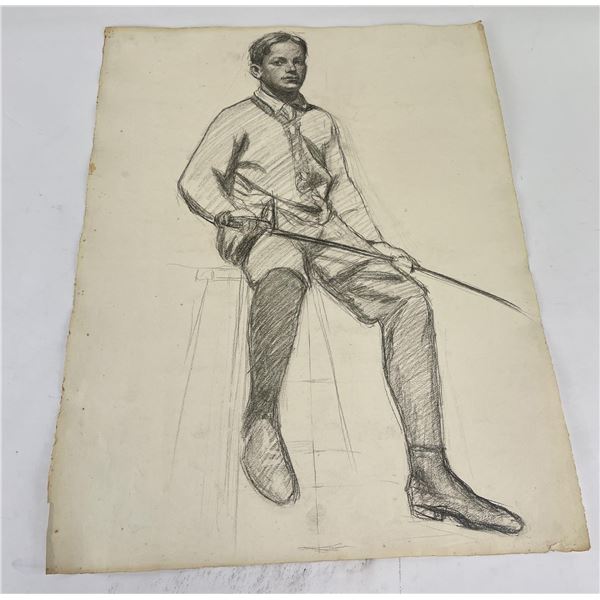 Frederick Kress Drawing Study California