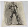 Image 1 : Frederick Kress Drawing Nude Study California