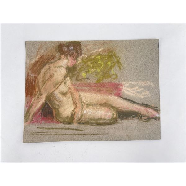 Frederick Kress Drawing Nude Study California