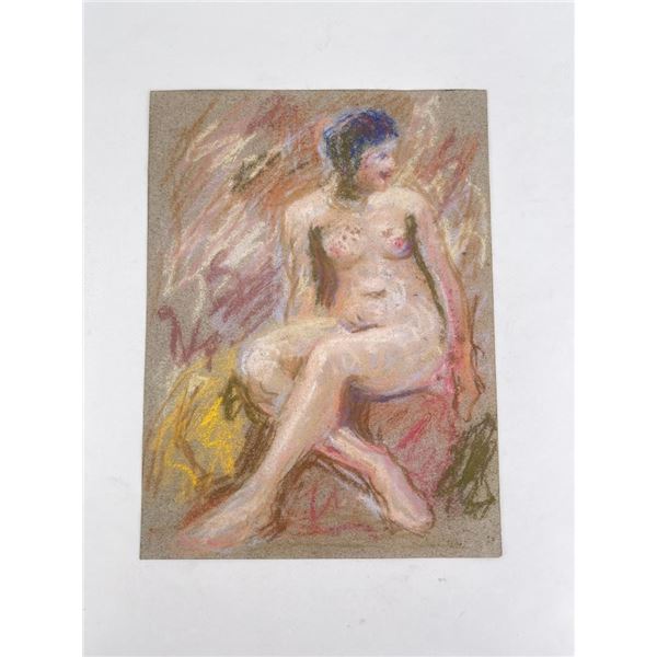 Frederick Kress Drawing Nude Study California