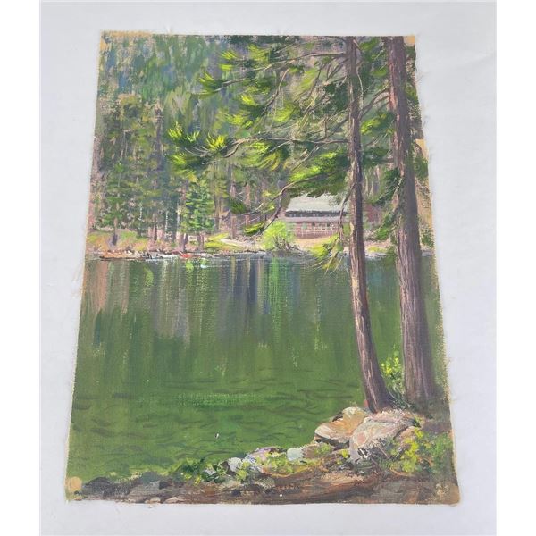 Frederick Kress Painting Lake Tahoe California