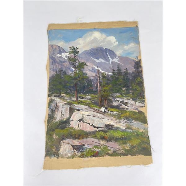 Frederick Kress Painting Lake Tahoe California