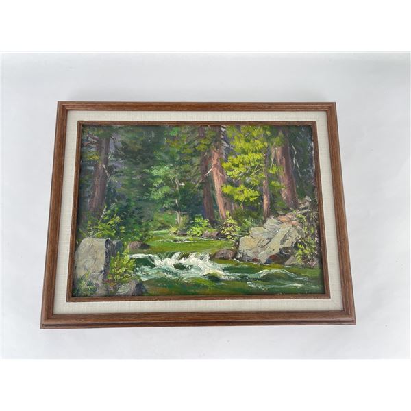 Frederick Kress Painting Lake Tahoe California