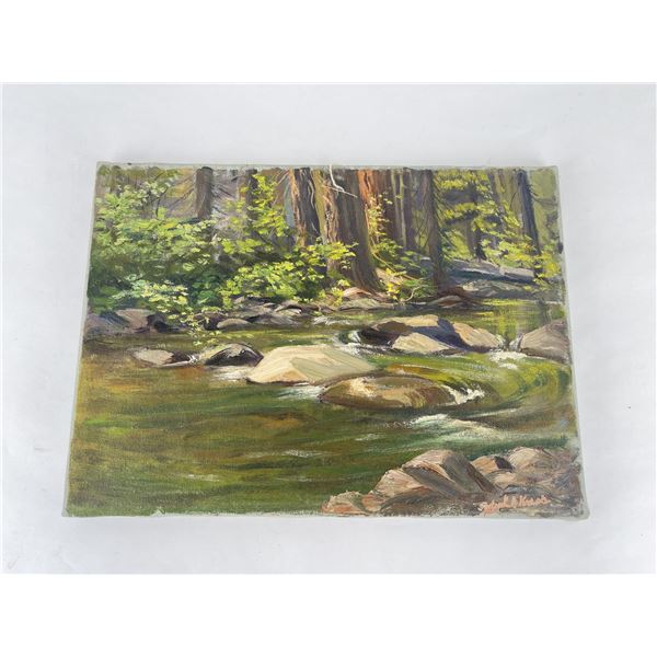 Frederick Kress Painting Lake Tahoe California