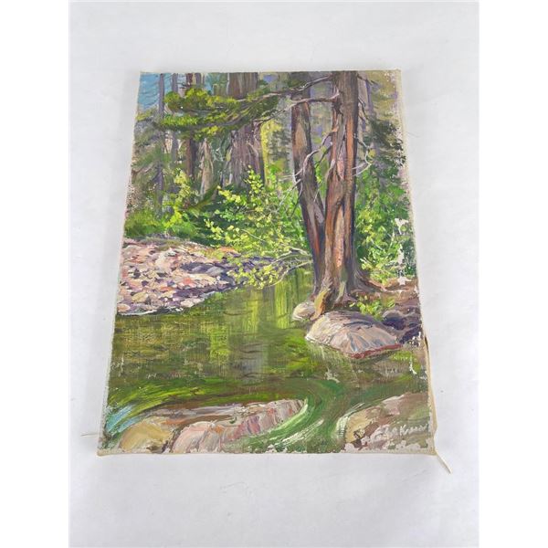 Frederick Kress Painting Lake Tahoe California