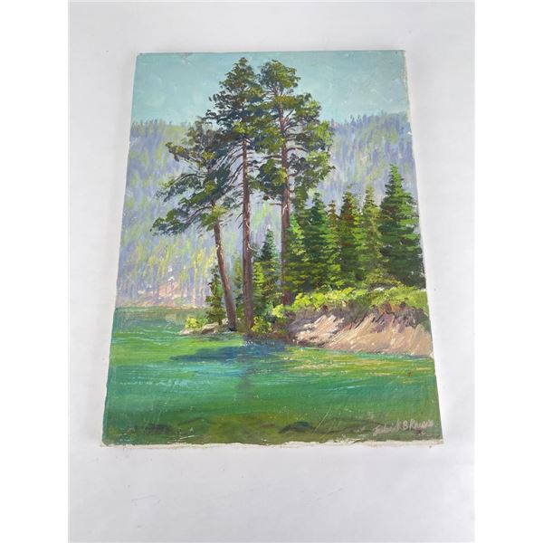 Frederick Kress Painting Lake Tahoe California