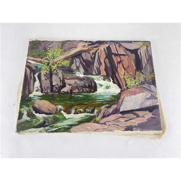 Frederick Kress Painting Lake Tahoe California