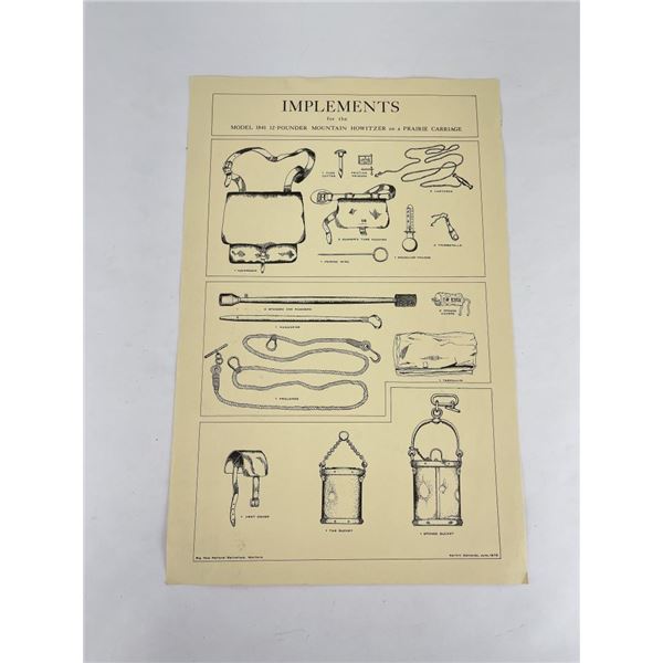 1841 Mountain Howitzer Print
