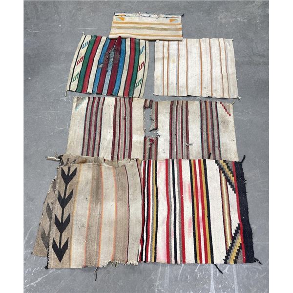 Group of Navajo Indian Saddle Blankets