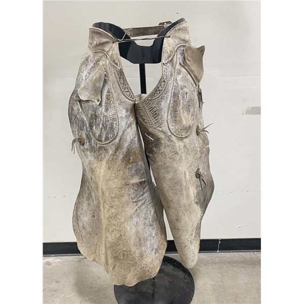 Antique Montana Leather Cowboy Chaps
