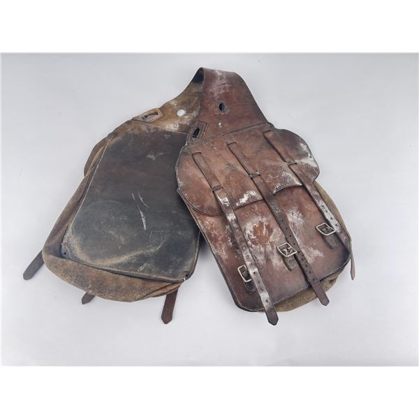 Pair of Montana Cowboy Leather Saddle Bags