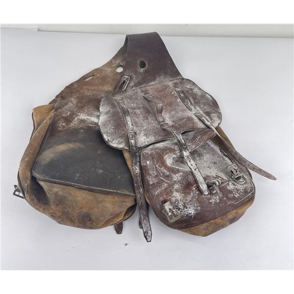 Pair of Montana Cowboy Leather Saddle Bags