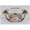 Image 2 : Czechoslovakian Cut Glass Bohemian Ashtray