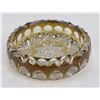 Image 2 : Czechoslovakian Cut Glass Bohemian Ashtray