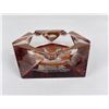 Image 1 : Czechoslovakian Cut Glass Bohemian Ashtray