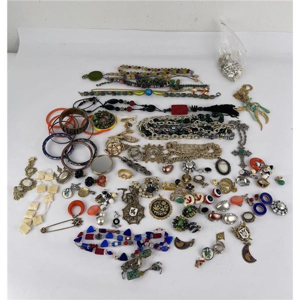 Collection of Vintage Costume Jewelry