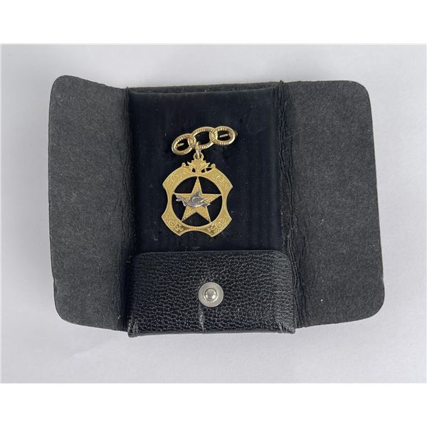 10k Gold Rebekah Lodge Masonic Brooch