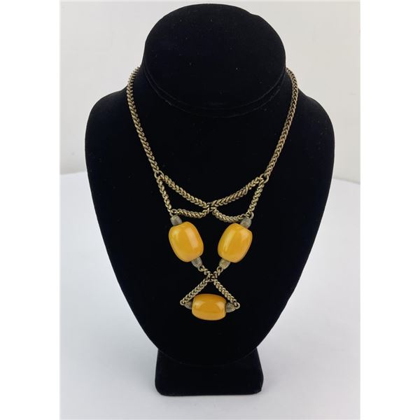 Art Deco Bakelite Bead Necklace