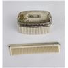 Image 2 : Sterling Silver Comb and Brush Vanity Set