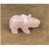 Image 3 : Alaskan Eskimo Inuit Carved Rose Quartz Bear