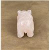 Image 4 : Alaskan Eskimo Inuit Carved Rose Quartz Bear