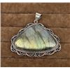 Image 1 : Sterling Silver Labradorite Necklace Pendant