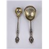 Image 1 : Pair of Sterling Silver Serving Spoons