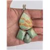 Image 2 : Sterling Himalayan Turquoise Necklace Pendant