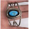 Image 2 : Navajo Sterling Silver Turquoise Bracelet