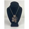 Image 2 : Modernist Twisted Sterling Silver Necklace
