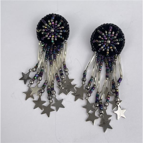 American Indian Made Beaded Earrings