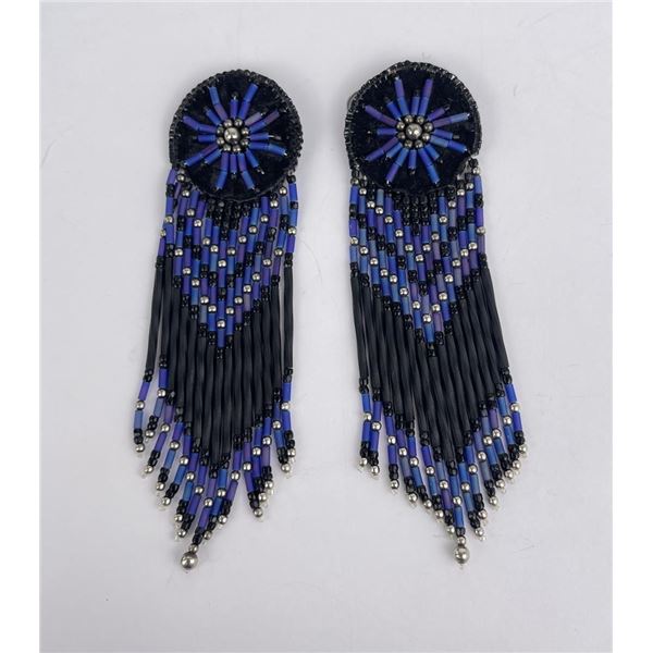 American Indian Made Beaded Earrings