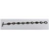 Image 2 : Moonstone and Garnet Sterling Silver Bracelet