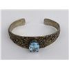 Image 1 : Sterling Silver Blue Topaz Bracelet