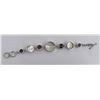 Image 4 : Mother of Pearl Sterling Silver Link Bracelet