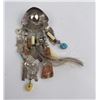 Image 2 : Navajo Sterling Silver Ornate Brooch
